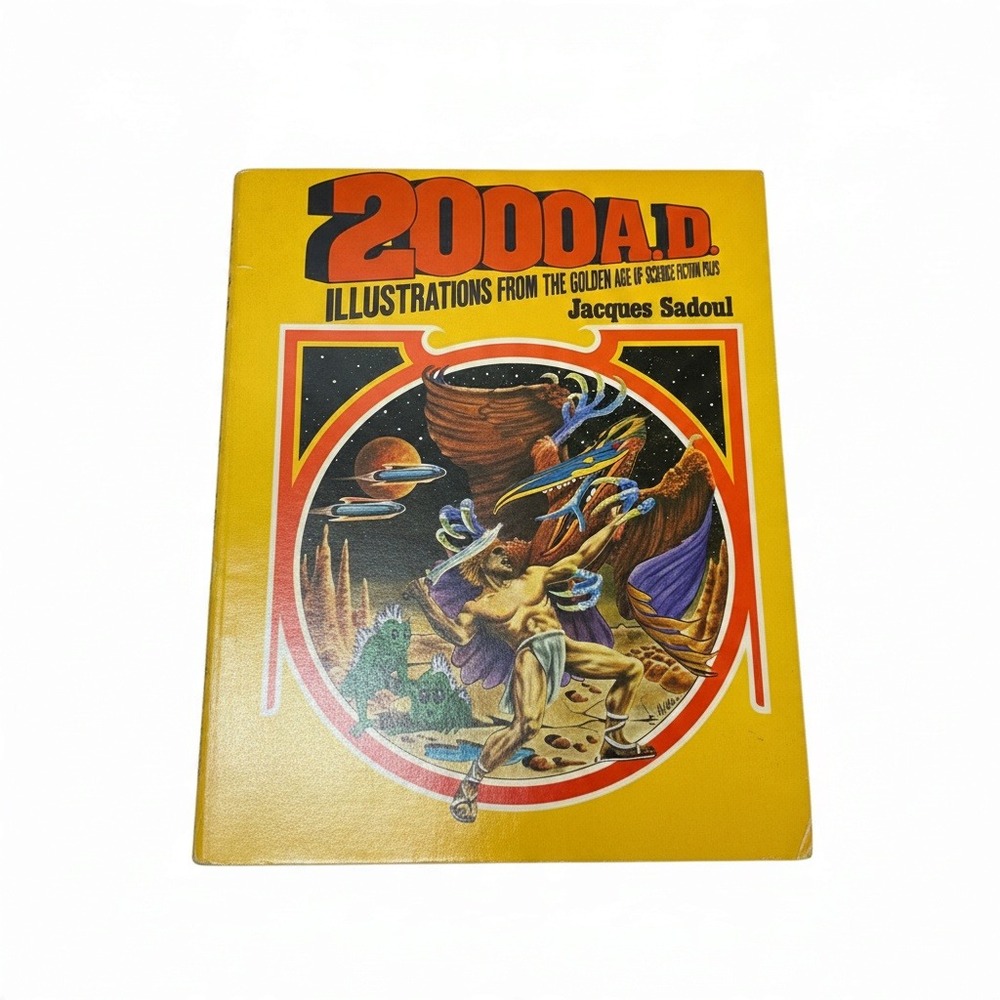 2000 A.D. Sci-Fi Pulp Illustrations PB Book 1975 Jacques Sadoul